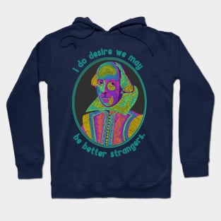 William Shakespeare Portrait and Quote Hoodie